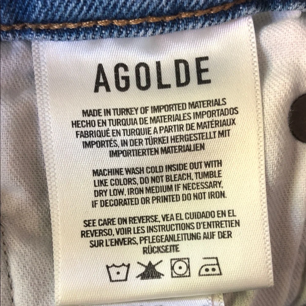 Agolde details excellent